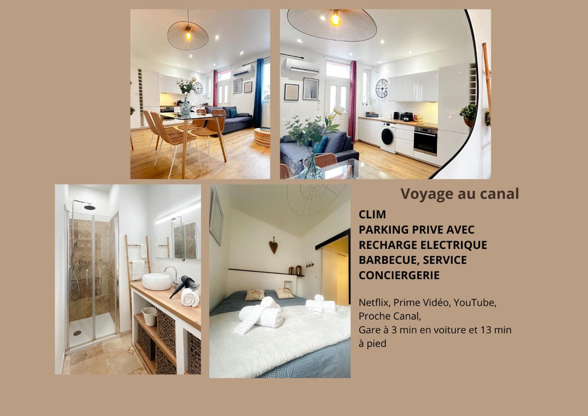Voyage Au Canal - Parking Clim Netflix Amazon Montauban Buitenkant foto